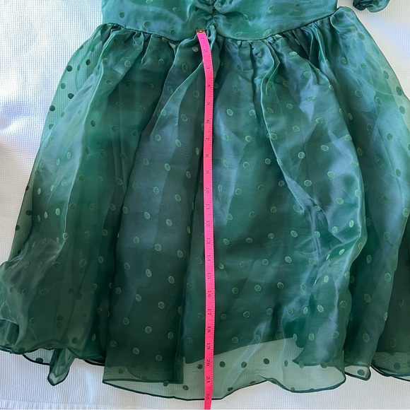 Lace & Beads Polka Dot Babydoll Dress - Picture 4 of 14